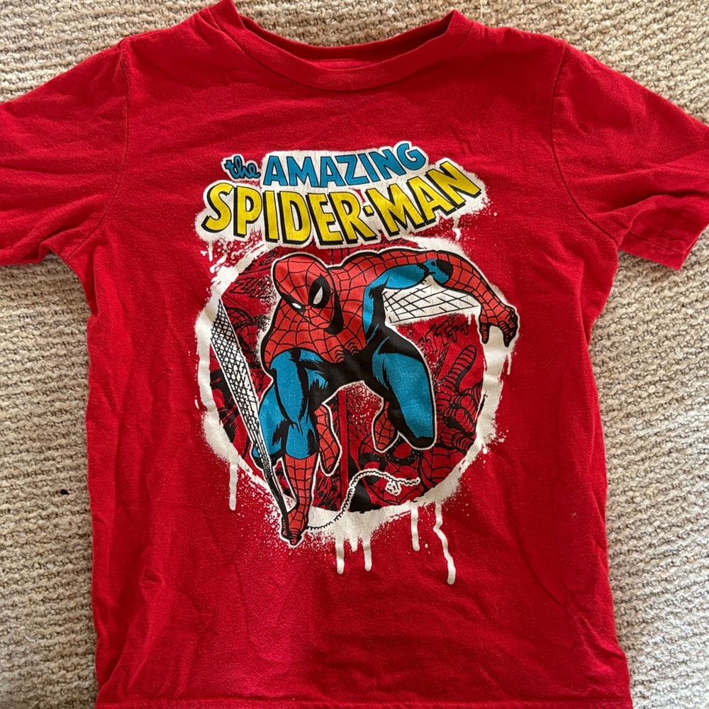 Red Spider-Man Graphic T-Shirt